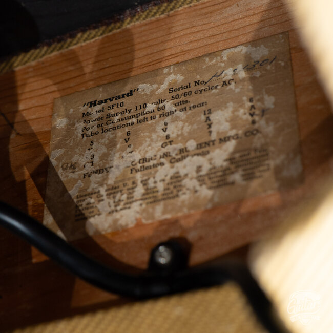 1957 Fender Harvard Amp – Tweed