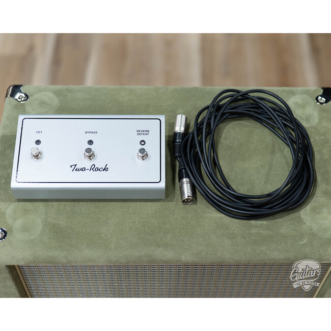 Used Two Rock Classic Reverb Signature w/ 212 Cab – Moss Green Suede