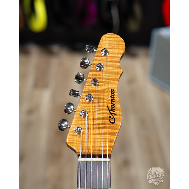 CP Thornton Thinline Classic II Fiddleback Olive Ash w/ Ellis PUs –Tobacco Burst