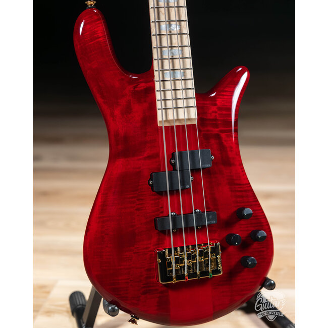 Spector Euro 4 LX Maple Fingberboard Bass Guitar – Black Cherry Gloss