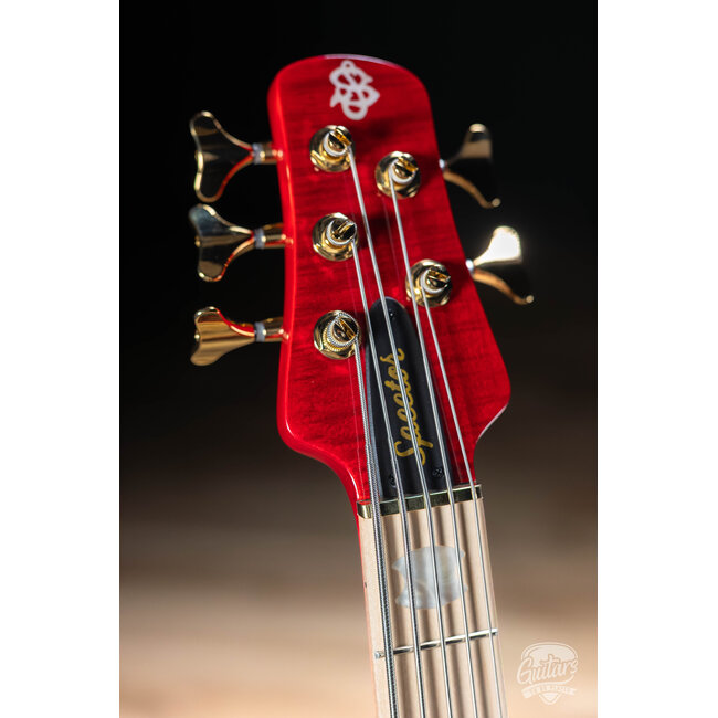 Spector Euro 5 LX Maple Fingberboard 5-String Bass – Black Cherry Gloss