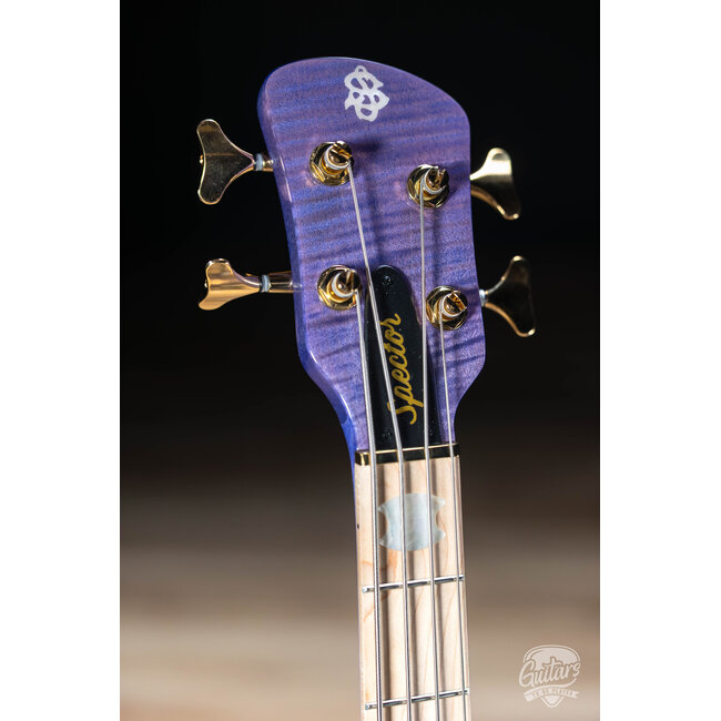 Spector Euro 4 LX Maple Fingerboard 4-String Guitar – Ultra Violet Gloss