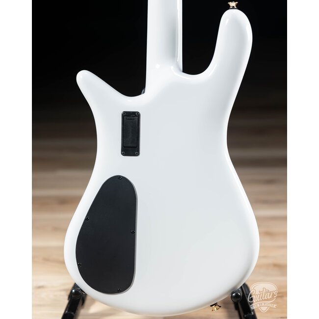 Spector Euro 4 Classic EMG Bass Guitar w/ Gold Hardware – Solid White