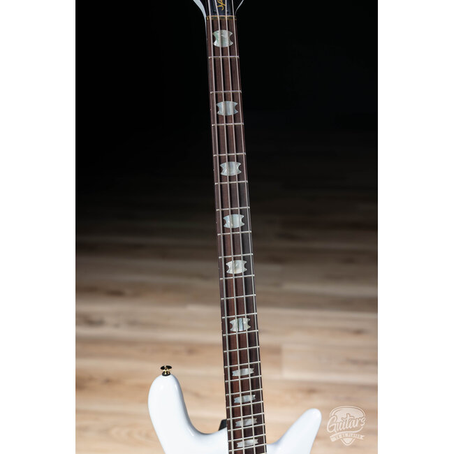 Spector Euro 4 Classic EMG Bass Guitar w/ Gold Hardware – Solid White