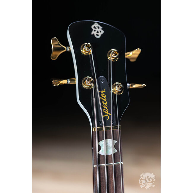 Spector Euro 4 Classic EMG Bass Guitar w/ Gold Hardware – Solid White