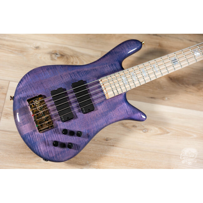 Spector Euro 5 LX Maple Fingberboard 5-String Bass – Ultra Violet Gloss