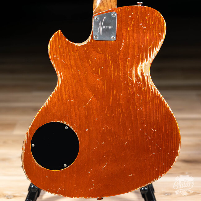 Novo Custom Solus M1 w/ Chunky C Neck & Fralin P90 - Candy Apple Orange