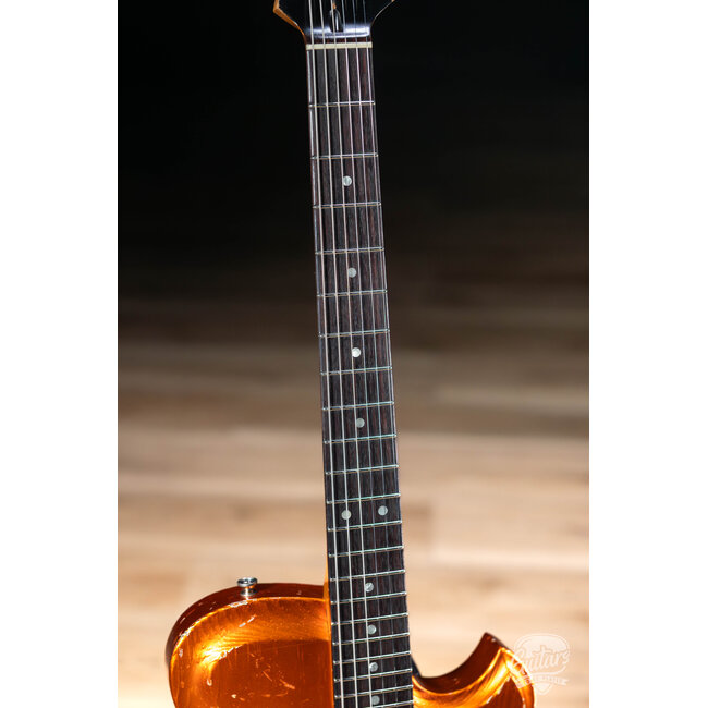 Novo Custom Solus M1 w/ Chunky C Neck & Fralin P-90 – Candy Apple Orange
