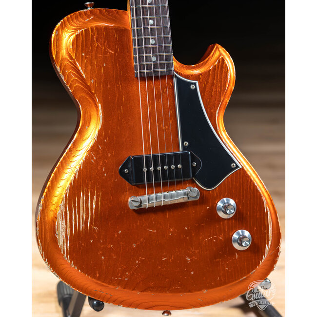 Novo Custom Solus M1 w/ Chunky C Neck & Fralin P-90 – Candy Apple Orange