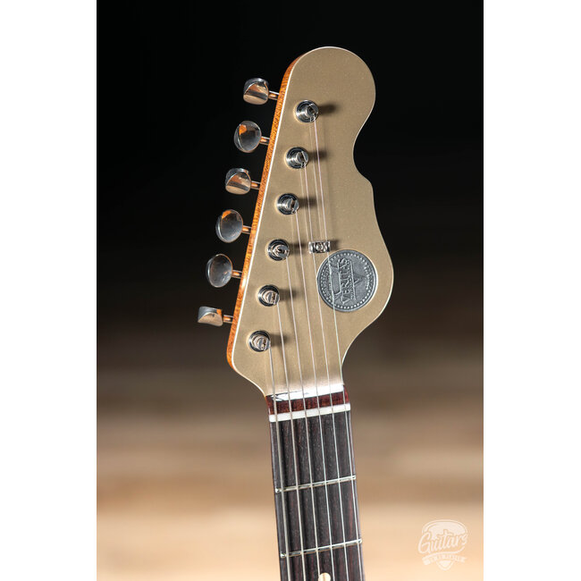 Veritas Portlander Bigsby w/ BearCats, Roasted Maple & RW Neck – Shoreline Gold