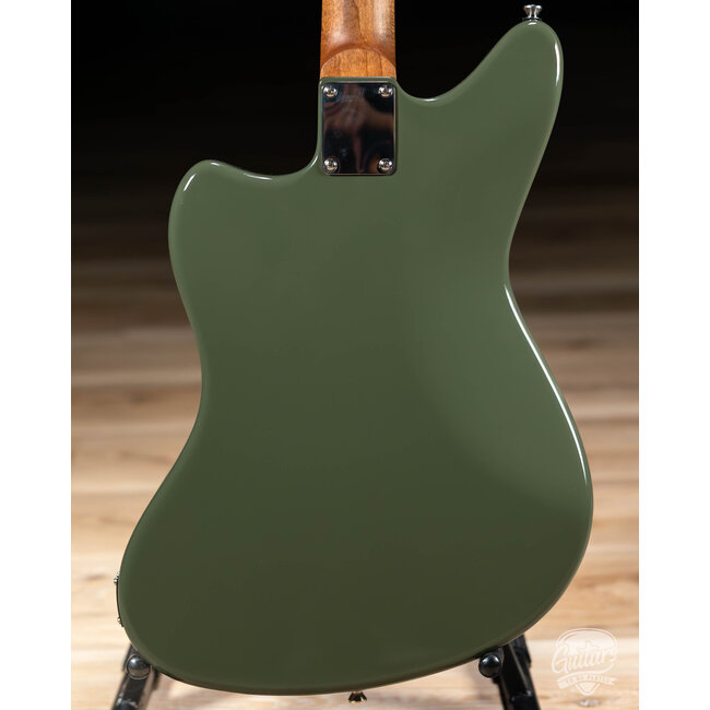 Veritas Riverton Bigsby Guitar w/ P-90s, Roasted Maple & RW Neck – Olive Drab