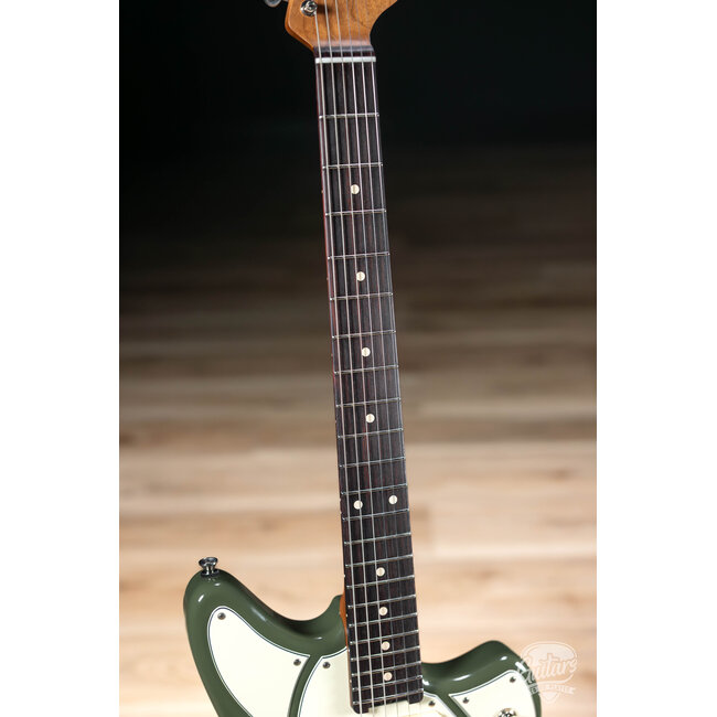 Veritas Riverton Bigsby Guitar w/ P-90s, Roasted Maple & RW Neck – Olive Drab
