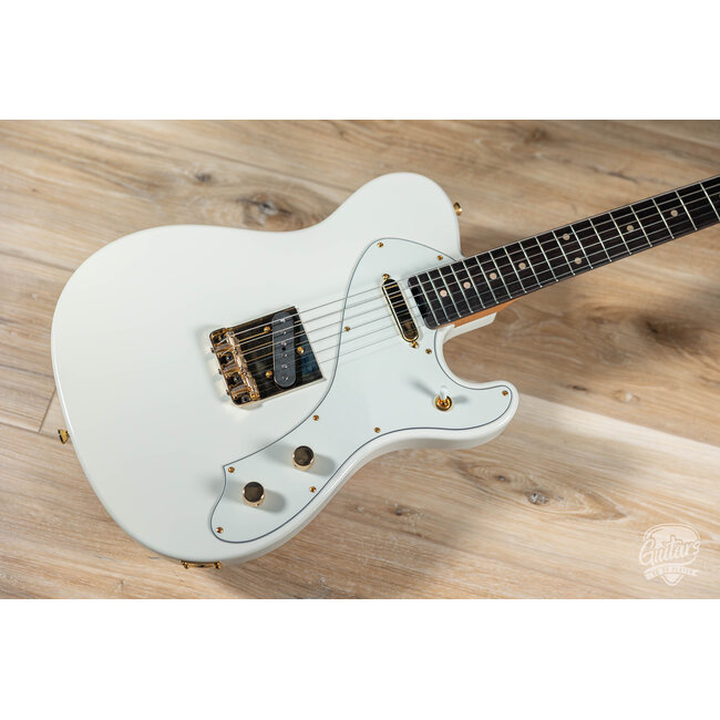 Veritas Texas Miracle Alder T-Style w/ Roasted Maple & RW Neck – Olympic White
