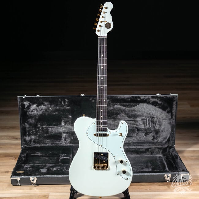 Veritas Texas Miracle Alder T-Style w/ Roasted Maple & RW Neck – Olympic White