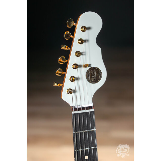 Veritas Texas Miracle Alder T-Style w/ Roasted Maple & RW Neck – Olympic White