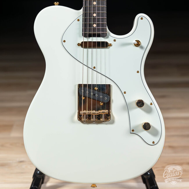 Veritas Texas Miracle Alder T-Style w/ Roasted Maple & RW Neck – Olympic White