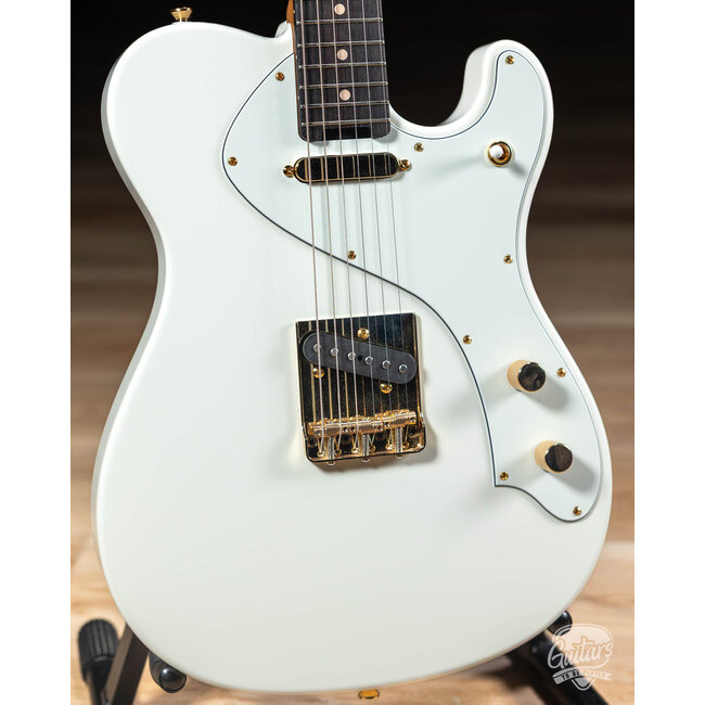 Veritas Texas Miracle Alder T-Style w/ Roasted Maple & RW Neck – Olympic White
