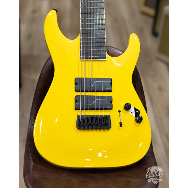 ESP LTD SC-608B Stephen Carpenter 8-String Baritone w/ Case – Yellow (B-stock)