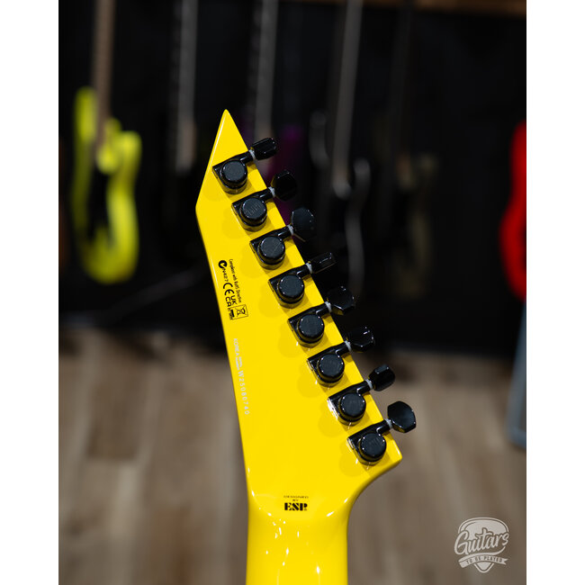 ESP LTD SC-608B Stephen Carpenter 8-String Baritone w/ Case – Yellow (B-stock)