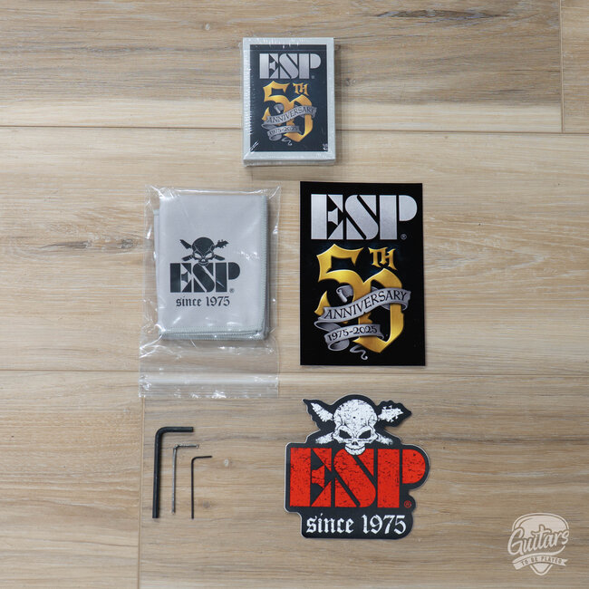 ESP LTD SC-608B Stephen Carpenter 8-String Baritone w/ Case – Yellow (B-stock)