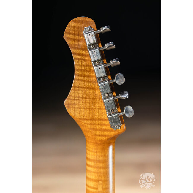 Shabat Lynx HSS S-Style w/ Stainless Frets & Lollar ‘64s/Imperial – Shell Pink