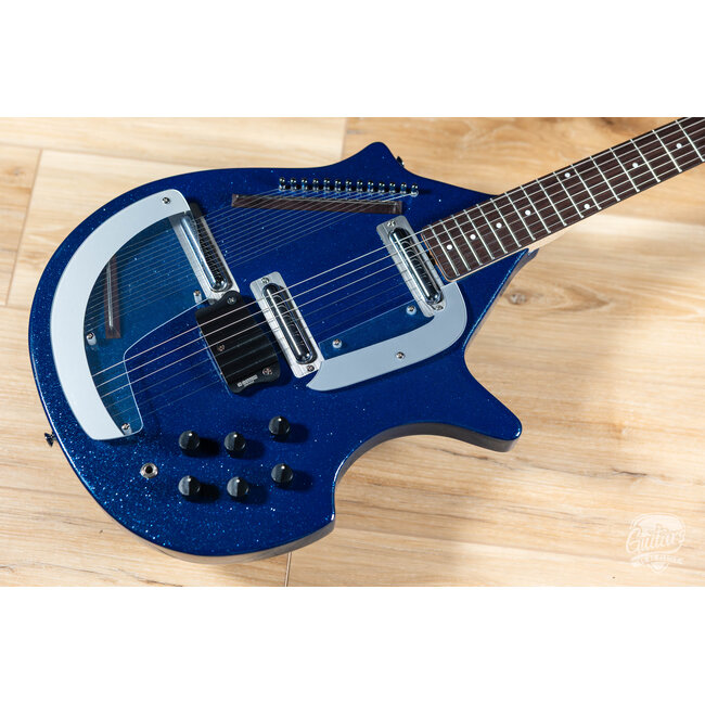 Danelectro Coral Electric Sitar – Blue Flake