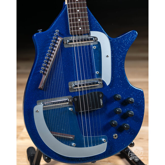 Danelectro Coral Electric Sitar – Blue Flake