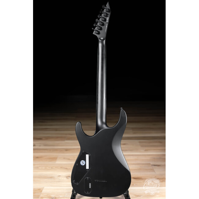 ESP LTD MH-1000 Baritone EMG Guitar – Black Satin
