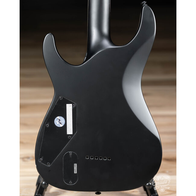 ESP LTD MH-1000 Baritone EMG Guitar – Black Satin