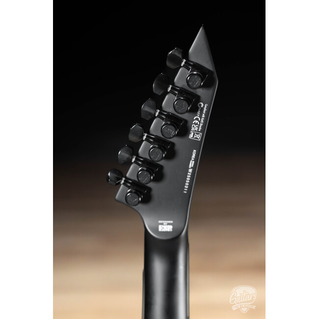 ESP LTD MH-1000 Baritone EMG Guitar – Black Satin