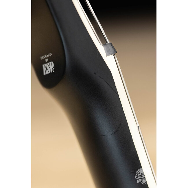 ESP LTD MH-1000 Baritone EMG Guitar – Black Satin