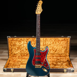 Shabat Guitars 2024 Shabat Lynx HSH Alder S-Style w/ Rosewood & Gold Hardware – Cosmic Sapphire