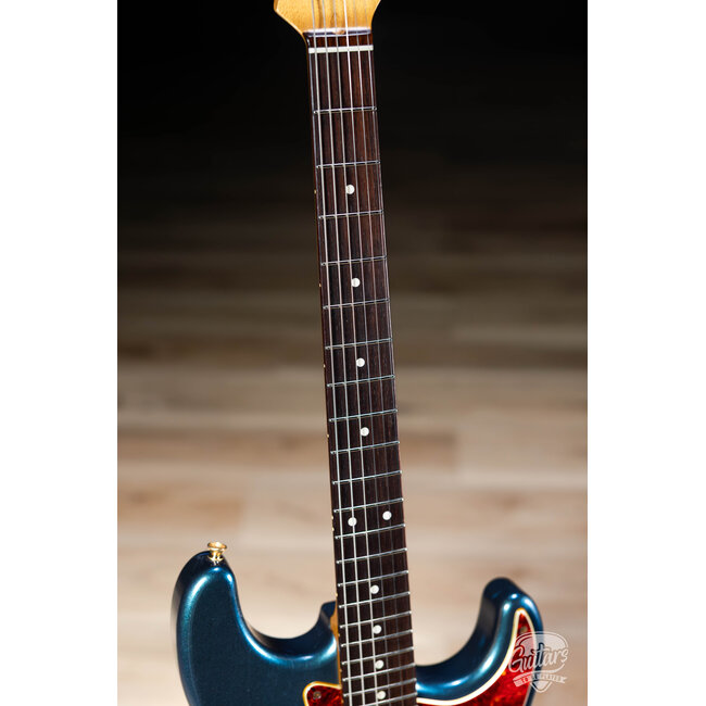 2024 Shabat Lynx HSH Alder S-Style w/ Rosewood & Gold Hardware – Cosmic Sapphire