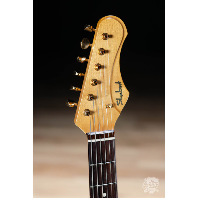 2024 Shabat Lynx HSH Alder S-Style w/ Rosewood & Gold Hardware – Cosmic Sapphire