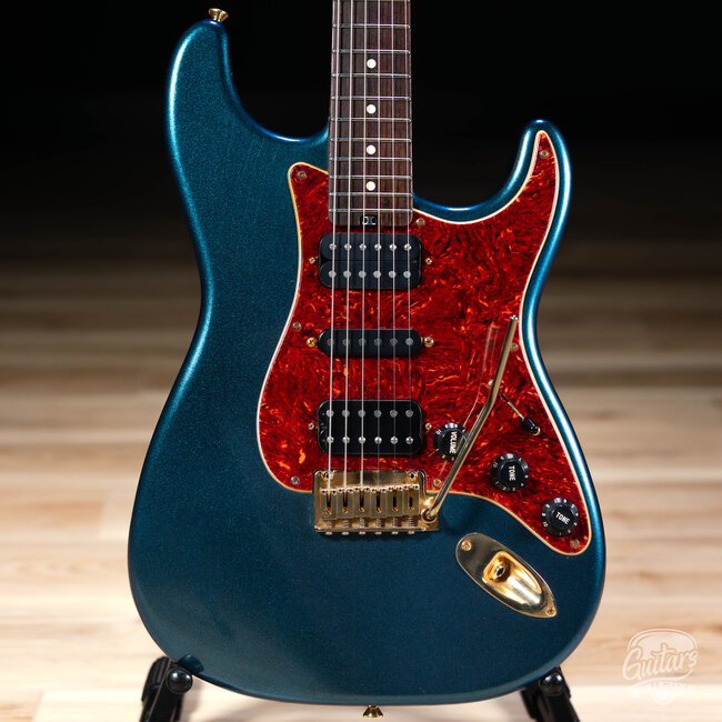 2024 Shabat Lynx HSH Alder S-Style w/ Rosewood & Gold Hardware – Cosmic Sapphire