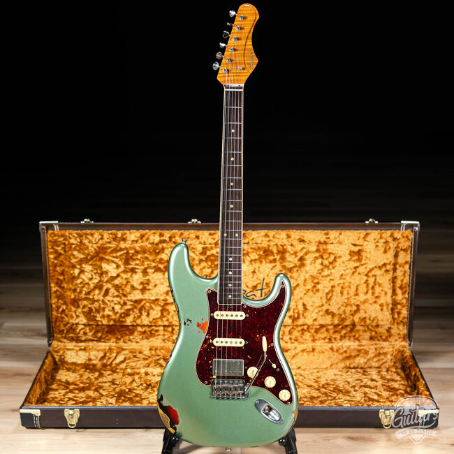 Shabat Lynx Alder HSS w/ Rosewood & Lollar 64’s/Imperial – Firemist Silver/3TSB