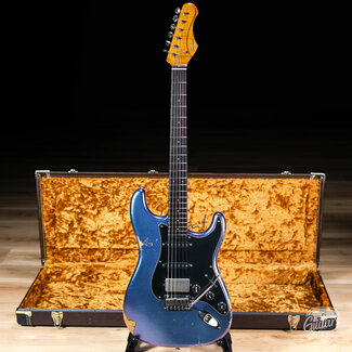 Shabat Guitars Shabat Lynx HSS Alder S-Style w/ Ebony & Lollar Specials/Imperial – Cosmic Blue
