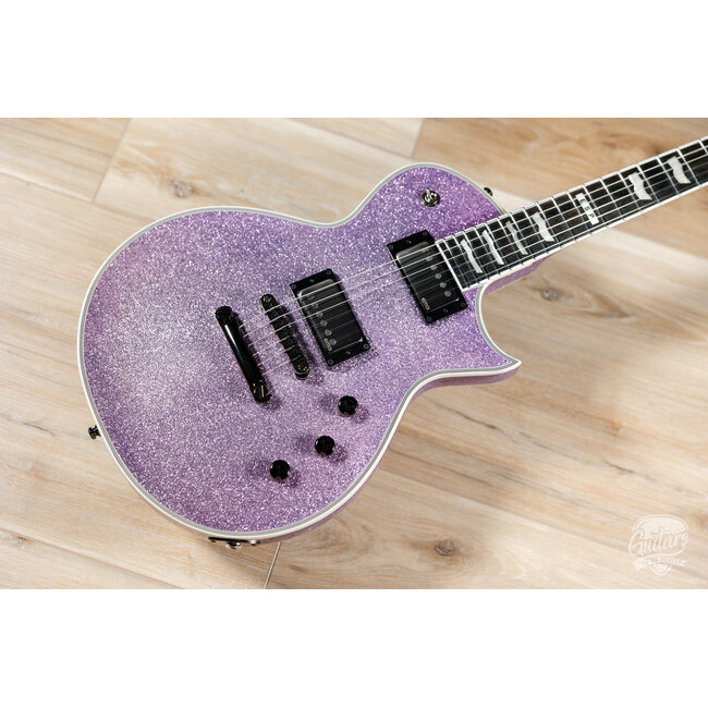 ESP E-II Eclipse DB EMG Guitar w/ Case – Purple Sparkle (B-stock)