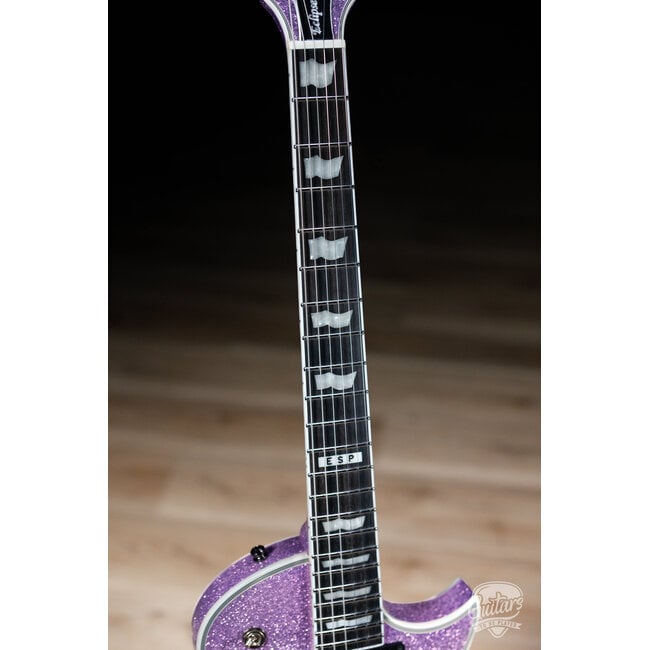 ESP E-II Eclipse DB EMG Guitar w/ Case – Purple Sparkle (B-stock)