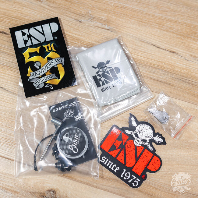 ESP E-II Eclipse DB EMG Guitar w/ Case – Purple Sparkle (B-stock)