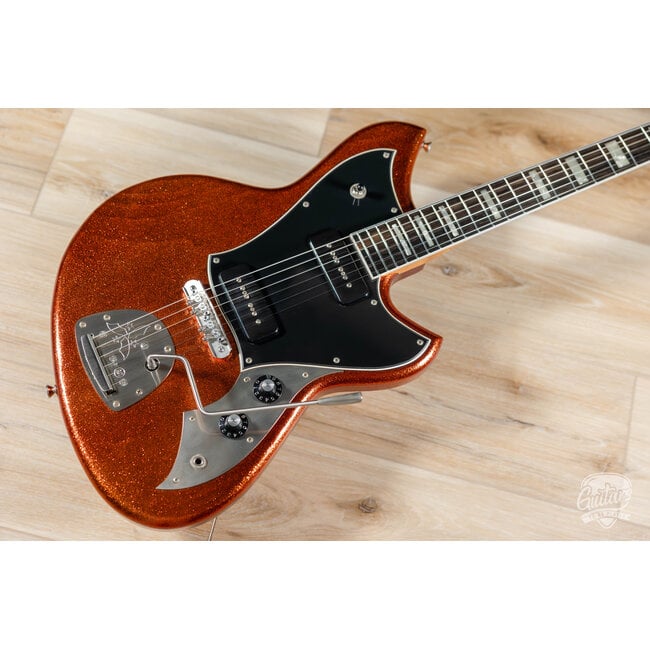 Novo Custom Serus J Fralin P-90 Guitar w/ Chunky C Neck & Ebony – Copper Sparkle