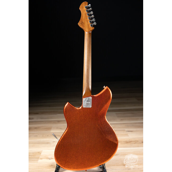 Novo Custom Serus J w/ Chunky C & Ebony, Fralin P-90s - Copper Sparkle