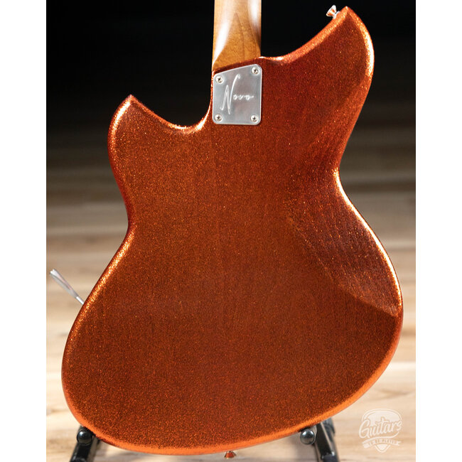 Novo Custom Serus J w/ Chunky C & Ebony, Fralin P-90s - Copper Sparkle