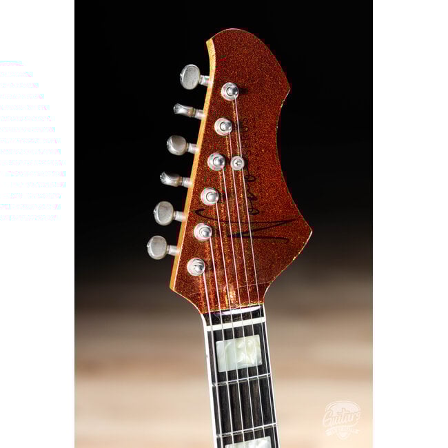 Novo Custom Serus J Fralin P-90 Guitar w/ Chunky C Neck & Ebony – Copper Sparkle