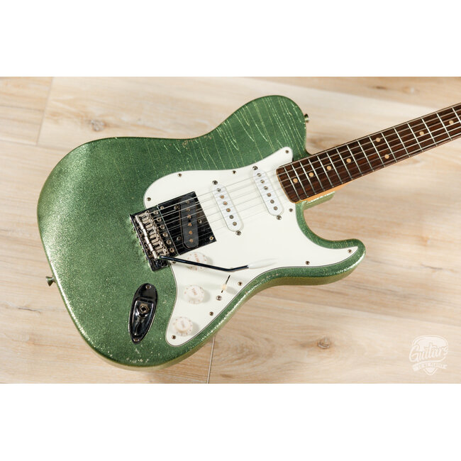 Mario Martin Guitars Honcho Swamp Ash w/ Rosewood – Coke Bottle Green Flake