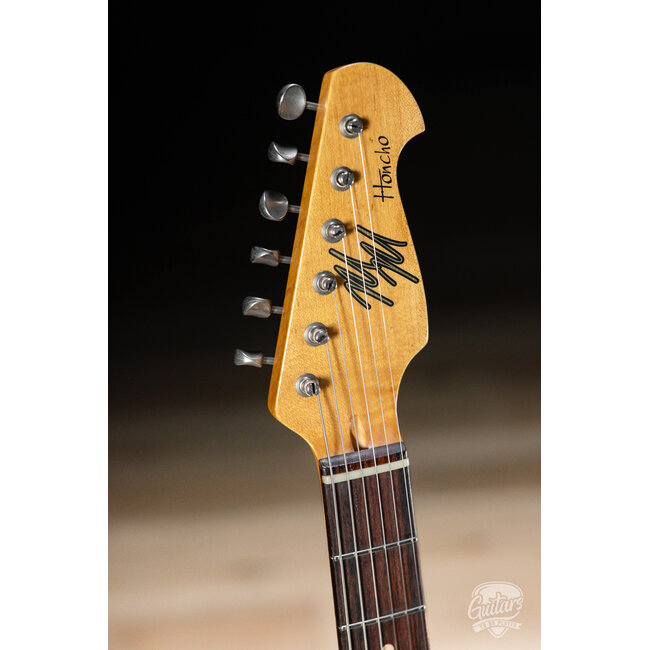 Mario Martin Guitars Honcho Swamp Ash w/ Rosewood – Coke Bottle Green Flake