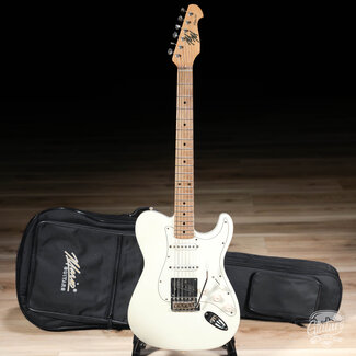 Mario Guitars Mario Martin Guitars Honcho Swamp Ash w/ Maple Neck – Olympic White