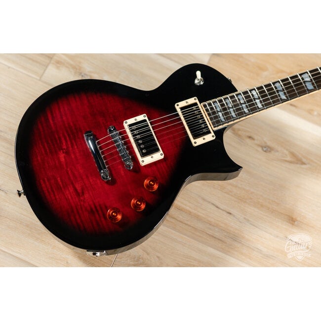 ESP USA Eclipse Full Thickness w/ Seymour Duncans – See Thru Black Cherry