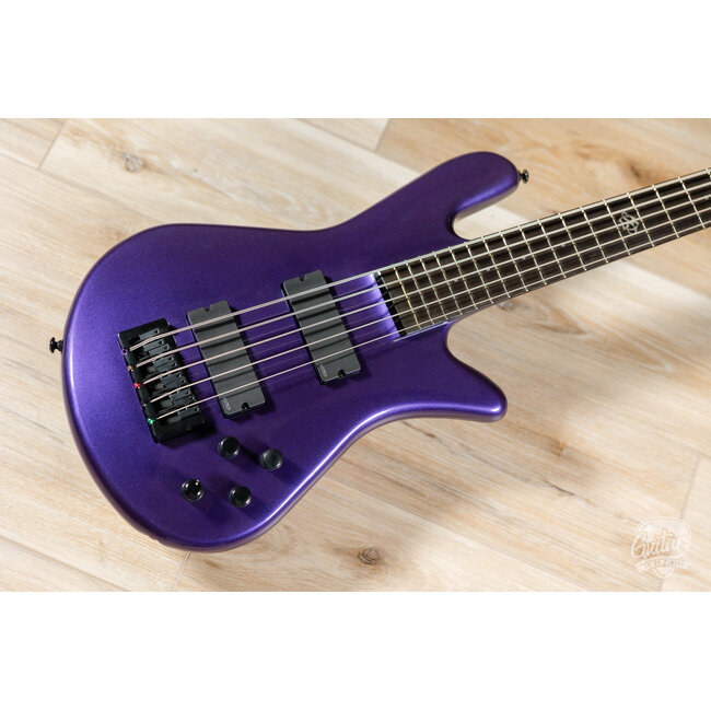 Spector NS Ethos HP 5 String Bass Guitar w/ Gigbag – Plum Crazy Gloss