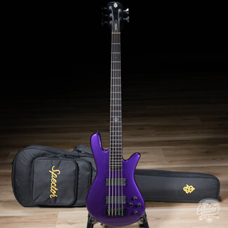 Spector Spector NS Ethos HP 5 String Bass Guitar w/ Gigbag – Plum Crazy Gloss